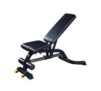 OVLIIYWZY Banco de Pesas pequeño con Mancuernas, multifunción, Ajustable, 300 kg de Carga, Equipo Profesional de Fitness para el hogar, Banco con Mancuernas, Tabla supina