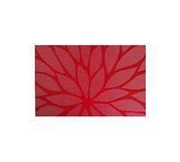 OVLIIYWZY Colorful Pattern Tableware Plate Mat Waterproof Insulated Table Mat PVC Placemat Western Placemat Coaster