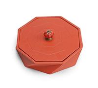 OVLIIYWZY Hermosos Suministros para el hogar Plato de Frutas secas Caja de Dulces Cerámica para el hogar Sala de Estar Semilla de melón Plato de frut