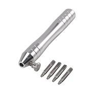 OVLIIYWZY Kit de Herramientas de reparación de Relojes RLX Tudr, Extractor de Insertos de Tubo de Corona de Acero Inoxidable con 4 Pines.