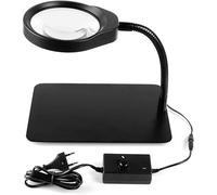 OVLIIYWZY Lupa de Pantalla He led 10 HD Lente Lupa Lámpara de Escritorio Ancianos y niños Hobby Personal Profesional Manos Libres Mini Lectura Nocturna Manualidades Tasac