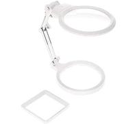 OVLIIYWZY Lupa Lupa de Mano con luz Lupa de Escritorio portátil Grande Lupa iluminada portátil Grande para Leer Lupas para Leer Matrimonio