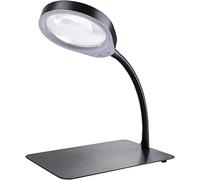OVLIIYWZY Lupas, lámpara de Aumento de luz Diurna 10x, Lupa iluminadora Manos Libres con Luces, para Leer joyería Lupa ensamblaje electrónico Doble Comodidad