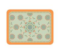 OVLIIYWZY Placemats Home Printing Insulation Mat Waterproof Tableware Mat Hotel American Style Western Food Mat