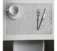 OVLIIYWZY PVC Placemats Hotel Insulation Mat Restaurant Box Tableware Mat Western Food Mat