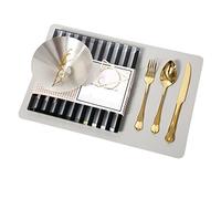 OVLIIYWZY Tableware Western Tableware Cutlery Steak Set Restaurant Dining Table Glass Plate Setting