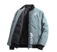 Ovlize Chaqueta De Plumas Avi.ci, abrigos de invierno, chaqueta plegable, para senderismo al aire libre, camping, montañismo, viajes, Térmica(Green,L)