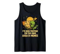 OVNI Alien en el asteroide interestelar para los Amantes de los Memes del Área 51 Camiseta sin Mangas