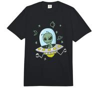 OVNI con Nave Espacial alienígena Comfort Colors Adult Heavyweight T-Shirt