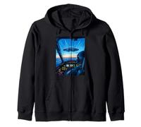 OVNI de un Jet Cockpit Extraterrestre Vintage el Desconocido Sudadera con Capucha