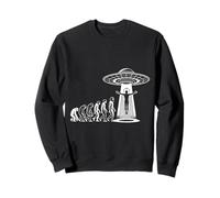 OVNI Evolution Alien Darwinismo Platillo Volador Encuentro Cercano Sudadera