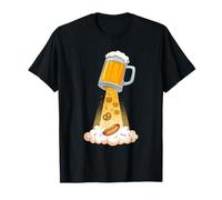 OVNI Jarra Hotdog Pan Alcohol Cervezas Beber Camiseta