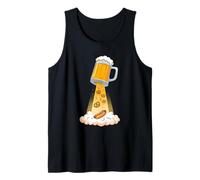 OVNI Jarra Hotdog Pan Alcohol Cervezas Beber Camiseta sin Mangas