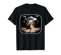 OVNI Pirámide Alienígena Antiguo Misterio Espacio Abducción Hombres Mujeres Camiseta