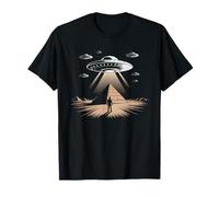 OVNI Pirámide Alienígena Antiguo Misterio Espacio Abducción Hombres Mujeres Camiseta