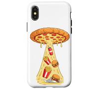 OVNI Pizza Papas Fritas Hamburguesa Comida Rápida Pizzas Carcasa para iPhone X/XS