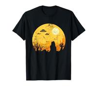 Ovnis sobre Desierto y Cactus Camiseta