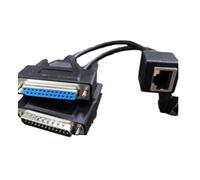OVNSHVN ILDA a RJ45 adaptador de cable de señal DB25 macho/hembra ILDA a cable de red Kit de conversión