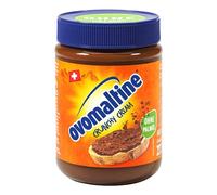 Ovomaltine Crema crujiente para untar en pan - Crema de chocolate crujiente única sin aceite de palma - Crema dulce con piezas crujientes de Ovomaltine - Fabricado en Suiza (1 x 380 g)