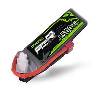 OVONIC 2S Lipo Batería 7,4 V 50C 1500mAh con Conector T Deans Plug para avión RC helicóptero Coche camión Truggy RC Hobby DIY