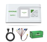 OVONIC Cargador inteligente de batería AC 200 W 12 A LiPo Balance Cargador para LiPo/Li-ion/LiHV/Life (2-6S) y NiMH (4-15S) Blanco Mate2