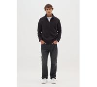 OVS, Forro Polar Negro Con Cuello Y Cremallera Completa, Hombre, Negro, Talla: M