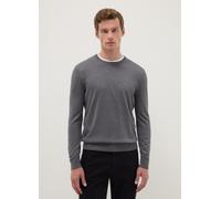 OVS, Jersey Gris De Cuello Redondo En Mezcla De Algodón Ajuste Regular, Hombre, Gris jaspeado, Talla: L