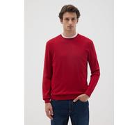 OVS, Jersey Rojo De Ajuste Regular En Mezcla De Viscosa, Hombre, Rojo, Talla: XL