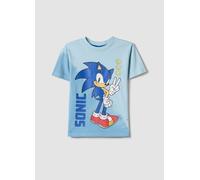 OVS KIDS, Camiseta Azul De Niño En Puro Algodón, Ajuste Regular, Con Sonic, Niño, Azul Azur, Talla: 4-5