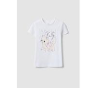 OVS KIDS, Camiseta Blanca De Algodón Puro Ajuste Regular Con Estampado Para Niña, Niña, Blanco óptico, Talla: 8-9