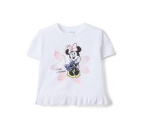 OVS Kids Camiseta de algodón elástico Blanca para niña con Minnie