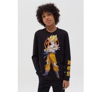 OVS KIDS, Camiseta De Manga Larga Con Estampado Goku, Niño, Negro, Talla: 12-13