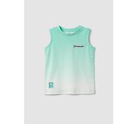 OVS KIDS, Camiseta De Tirantes Verde De Puro Algodón Degradado, Niño, Blanco/verde, Talla: 8-9
