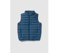 OVS KIDS, Chaleco Acolchado Azul Para Niños, Corte Regular, Repelente Al Agua Con Cremallera, Niño, Blu Bluette, Talla: 5-6