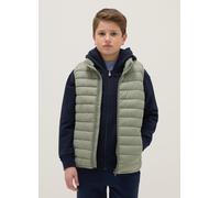 OVS KIDS, Chaleco Acolchado Verde Para Niño Regular Fit Con Capucha, Niño, Verde claro, Talla: 11-12
