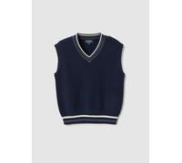 OVS KIDS, Chaleco Azul De Niño En Puro Algodón Con Cuello En V, Ajuste Regular, Niño, Azul oscuro, Talla: 8-9