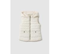 OVS KIDS, Chaleco Blanco Acolchado Para Niña Ajuste Regular Con Capucha, Niña, Blanco óptico, Talla: 5-6