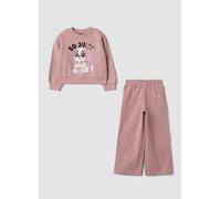OVS KIDS, Chándal Rosa De Mezcla De Algodón Con Cuello Acanalado, Niña, Rosa, Talla: 3-4