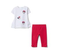 OVS KIDS Conjunto de camiseta y pantalón de algodón elástico multicolor Disney para niña