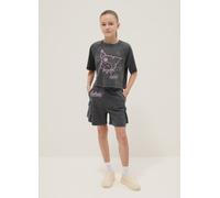 OVS KIDS, Conjunto De Camiseta Y Shorts Relajados De Algodón Gris Para Niñas Con Kuromi, Niña, Gris oscuro, Talla: 12-13