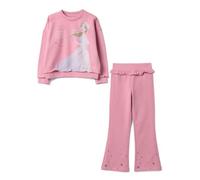OVS KIDS Conjunto de chándal rosa en mezcla de algodón con estampado Frozen para niña