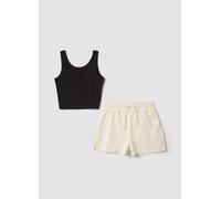 OVS KIDS, Conjunto Entallado Multicolor De Algodón Elástico Para Niña, Niña, Negro/Blanco, Talla: 10-11