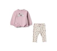 OVS KIDS Conjunto morado de algodón orgánico con estampado 101 Dálmatas para bebé niña