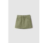 OVS KIDS, Minifalda Verde De Algodón Para Niña Ajuste Regular Con Decoraciones, Niña, Verde oscuro, Talla: 8-9