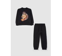 OVS KIDS, Pack Jogging Estampado Super Mario™ Donkey Kong, Niño, Negro, Talla: 9-10