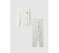 OVS KIDS, Pijama Blanco De Mezcla Regular Fit En Puro Algodón Para Niñas Con Ositos, Niña, Blanco suave, Talla: 13-14
