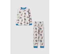 OVS KIDS, Pijama Infantil De Puro Algodón Multicolor Regular Fit Con Estampado, Niño, Blanco óptico, Talla: 4-5