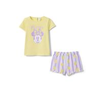 OVS Kids Pijama Multicolor de algodón Puro para bebé niña, Regular fit con Minnie