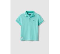 OVS KIDS, Polo Azul Claro De Algodón Puro Para Niños Regular Fit Con Bordado, Niño, Azul aguamarina, Talla: 7-8