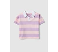 OVS KIDS, Polo De Algodón Puro A Rayas Multicolor Fit Oversize Para Niña, Niña, Rosa/Morado, Talla: 6-7